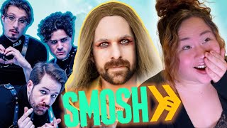 TRANS GIRL REACTS TO SMOSH videos reaction [upl. by Etterraj]