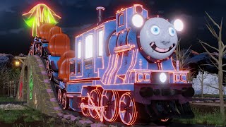 Halloween Train Ride  Scary Fun Cartoon for Children  Happy Halloween [upl. by Airtina]