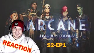 ARCANE  SEASON 2  EPISODE 1  REACTION [upl. by Heinrik]