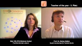 Interview mit Prof Dr Stefan Edlich Beuth HS Berlin  3Platz Teacher of the Year VFH 2012 [upl. by Bell]