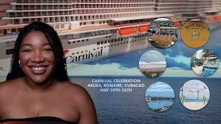 I went on my first cruise  Carnival Celebration Aruba Bonaire Curacao [upl. by Fasano]