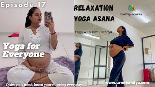 Live Yoga Session56 Relaxation Yoga Poses  Pregnancy Yoga 8 Months Yoga with Urmi Pandya [upl. by Radmen]