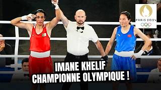 PARIS 2024  Imane Khelif devient championne olympique [upl. by Enelad]