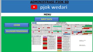 Aplikasi Kalender Pendidikan 20202021  Administrasi PJOK SD [upl. by Story966]