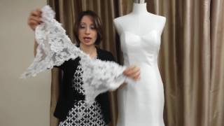 How to dress up a simple wedding dress [upl. by Arekat]