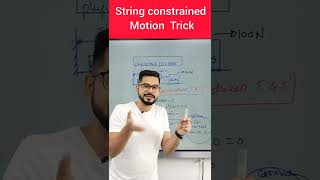 String Constrained Motion Tricks  JEE NEET physics tricks  by ssp sir [upl. by Mcmaster]