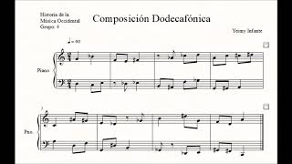 Composición Dodecafonismo [upl. by Rozina113]