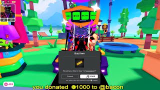 Pls donate roblox live🔴 GIVEAWAY [upl. by Ruon959]