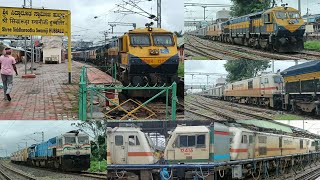 Route Diverted  Piggybacked Trains in Hubballi [upl. by Ardnat]