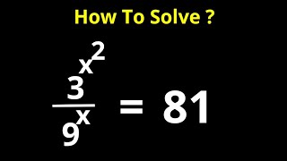 What Is The Value Of X In This Equation 3x29x81 [upl. by Netniuq78]