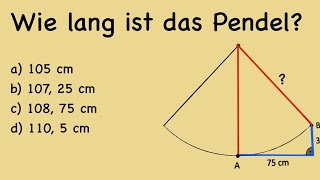 Länge des Pendels berechnen [upl. by Allecsirp918]