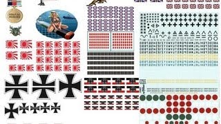 How to make custom decals for model kits using Humbrol products [upl. by Delores]