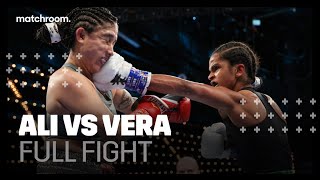 Ramla Ali vs Isela Vera Full Fight  Lopez vs Kambosos Jr Undercard [upl. by Sweeney392]