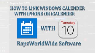 How To Link Your Windows Calendar With iPhone or iCalendar [upl. by Herod]