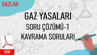 GAZLAR GAZ YASALARI SORU ÇÖZÜMÜ 1 [upl. by Tepper213]