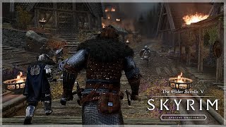 The Battle For Whiterun  Ultra Modded Skyrim SE 2023 [upl. by Gnart]