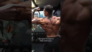 Improve your ‘Rear Delt Gains’ with these 4 exercises amp tips💪shoulderworkout bodybuilding [upl. by Inanaup221]