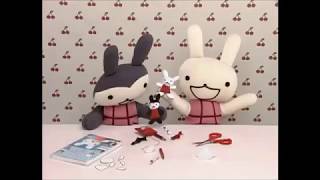 ARANZI MOVIE 2001 01 Bunnies handcraft lesson  うさぎの手芸教室 [upl. by Sophey]