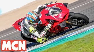 Ducati Panigale V4 R  First Rides  Motorcyclenewscom [upl. by Joao135]