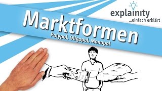 Marktformen einfach erklärt explainity® Erklärvideo [upl. by Eatnhoj]