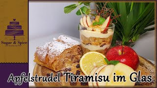 Apfelstrudel Tiramisu im Glas  einfach zu machen  Sugar amp Spice [upl. by Malinin]