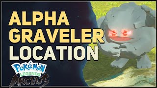 Big Alpha Graveler Location Pokemon Legends Arceus [upl. by Lemaj]