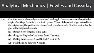 Problem 14  Analytical Mechanics by Fowles and Cassiday [upl. by Llerrit393]