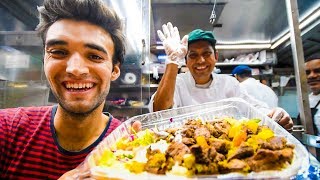 Living Cheap in NYC  The Street Food Challenge [upl. by Cole]