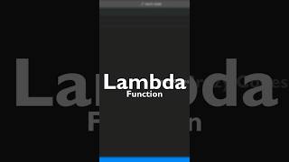 Lambda Function in PythonCrazy CodesPython TamilPython Tutorialpython programming trending [upl. by Feriga]