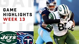 Jets vs Titans Week 13 Highlights  NFL 2018 [upl. by Annail]