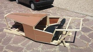 How to build a Homemade Car  Como construir un coche casero [upl. by Eibbob]