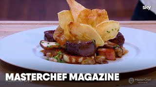 Medaglioni di cervo di Chef Barbieri e Chef Locatelli a Due Giudici Una Spesa  MasterChef Magazine [upl. by Eedya90]