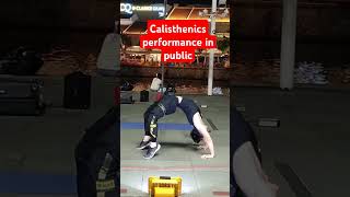 Calisthenics performance in public [upl. by Innattirb]