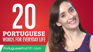 20 Portuguese Words for Everyday Life  Basic Vocabulary 1 [upl. by Presley]