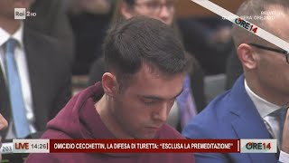 Omicidio Cecchettin la difesa di Turetta quotesclusa premeditazionequot  Ore 14 del 26112024 [upl. by Aimet790]