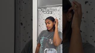 I’ve mastered the hair wrap after 20years 😂 hair hairstyles hairtutorial shortvideo [upl. by Maxia]