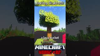 I Made Skyblock in Minecraft Hardcore 22 [upl. by Compte426]