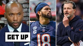 GET UP  Fire Matt Eberflus before he ruin Caleb  Louis Riddick warns Bears fall 7 games streak [upl. by Nyra]