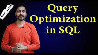 Query Optimization  SQL Query Optimization with Examples [upl. by Bevus]