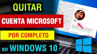 Quitar Cuenta Microsoft Windows 10 2024  como eliminar cuenta microsoft windows 10 [upl. by Paugh]