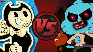 BENDY vs GUMBALLEXE Bendy and The Ink Machine vs Cartoon Network CreepyPasta CFC Bonus EP 24 [upl. by Aliel]