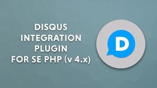 DISQUS integration plugin for SE PHP v4 x [upl. by Lavella]