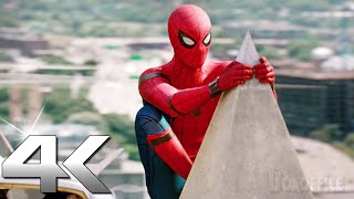 SPIDERMAN HOMECOMING Best Action Scenes 4K ᴴᴰ [upl. by Kelson]