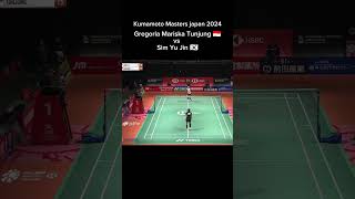 Gregoria Mariska ke final Japan master 2024 kumamotomasters2024 gregoriamariskatunjung [upl. by Susan]