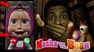 CALLING MASHA AND THE BEAR Маша и Медведь OMG SHE ACTUALLY ANSWERED [upl. by Nwahsuq667]