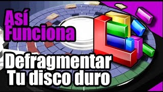 Defragmentar el disco duro  ASI FUNCIONA [upl. by Rramel]