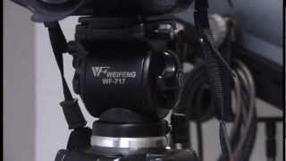 Weifeng WF717 Professional Video Tripod Review [upl. by Annadiana509]