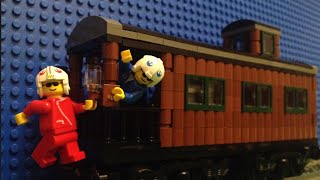 MOC Motorized Caboose for Lego Lone Ranger Constitution Train [upl. by Felty762]