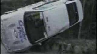 Amazing Rally Action WRC Crash [upl. by Trescott]