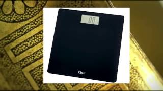 Ozeri Precision Digital Bath Scale 400 Lbs Edition In Tempered Glass With Stepon Activation Black [upl. by Nifled]